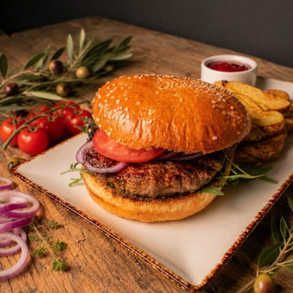 Monatsspecial im Steakhaus: Burger des Monats "Feta Morgana"