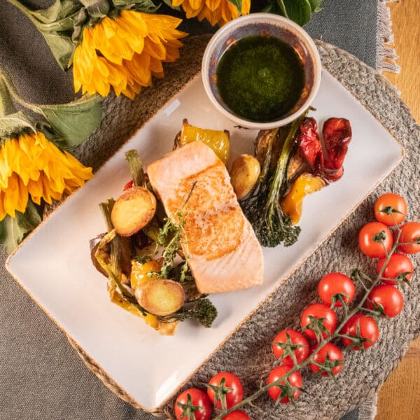Monatsspecial Juli - Gegrilltes Lachsfilet